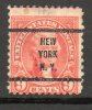 ETATS-UNIS  9c Brun Rose 1922-25 N°236 - Unused Stamps