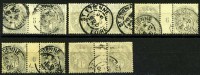 Frankreich Type Blanc Mi.N°137 Yvert N° 157 , 10 X Auf Brief 1 Mal Als 4er Block Und Einmal Als 6er Block, Gelaufen Am 2 - 1900-29 Blanc