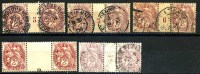 Frankreich Type Blanc Mi.N°87/Maury N°108 5 Paare Mit/ Avec Millésimes, Dabei 1 X  N° 5 Gestempelt 1905, 1 X N° 5 Oblit. - 1900-29 Blanc