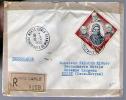 Monaco - Lettre Recommandée CAD Monte Carlo 19-05-1958 /Tp 501 Soubirous + Bande 496 497 & 498 CAD Niort 1959 Erreur !! - Storia Postale