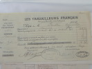 LES TRAVAILLEURS FRANCAIS MR DOUBLIER BONNEVAL - Banque & Assurance