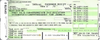 Passenger Ticket (receipt) And Luggage Tags - Flight BRU-FRA-HKG-SIN-KUL-SIN-D XB-FRA-BRU - Tickets