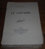 Le Calvaire. Par Octave Mirbeau. 1913. - Jusque 1700