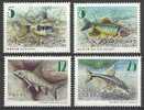 2011 TAIWAN FISHES 4V - Unused Stamps