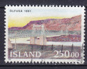 Iceland 1992 Mi. 769     250.00 Kr Brücke Bridge Pont - Gebraucht