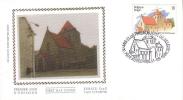 FDC Soie Silk Zijde Nr 2564 Aubechies - 1991-2000