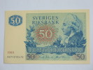 50 Kroner. 50 Femtio  Kroner - Sveriges Riksbank. 1989 - Zweden