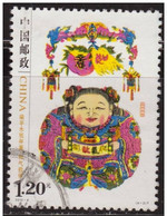 China 2010 Scott 3885 Sello º Liangping New Year Woodprints: Peace Leads To Happiness Michel 4135 Yvert 4706 China Stamp - Oblitérés