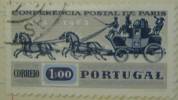 Portugal 1963 Mail Coach 1e - Used - Usado
