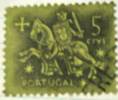 Portugal 1953 Medieval Knight 5c - Used - Oblitérés