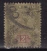 Ceylon Used 1899   Wmk Crown CA, 12c Green & Rose - Ceylan (...-1947)