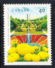 Canada Scott #1312 MNH 40c International Peace Garden, Manitoba - From Bottom Strip From Booklet - Unused Stamps