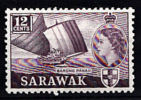 Msc068 Sarawak 1955, SG194 12c Definitive, Mounted Mint - Sarawak (...-1963)