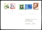 Yugoslavia Cover Sent To Slovakia. Franked With Stamp - Winter Olympic Games Sarajevo 1984. Skiing. (V01291) - Hiver 1984: Sarajevo
