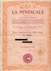 ACTION Nominative 500 Francs - LA SYNDICALE - Charleroi - Couillet - Achats Ventes Fabrication - 1960 -         (1897) - Industrial