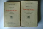 PEN/12 Andrea Della Corte ANTOLOGIA DELLA STORIA DELLA MUSICA 2 Vol. Paravia 1929 - Cinéma Et Musique