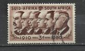 SOUTH AFRICA 1960 - 50 YEARS OF UNION - USED OBLITERE GESTEMPELT - Gebraucht