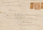 DOCUMENT CREMIEU ISERE 1868 A LOUIS BALLY ET LOUISE RHONE HIERES NAPOLEON III 10 C TETE LAUREE 1231 - Manuscrits