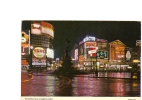 ZS22634 London Piccadily Circus At Night Used Perfect Shape Back Scan Available At Request - Piccadilly Circus