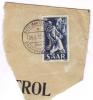 Timbre SARRE 1952 (Gr T) Sur Fragment - Gebraucht