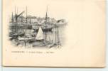 CHERBOURG  -  Le Quai Caligny; Nombreux Bateaux. (carte 1900). - Pêche