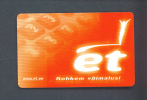 ESTONIA  -  Chip Phonecard  As Scan - Estland