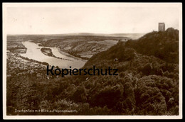 ALTE POSTKARTE DRACHENFELS MIT BLICK AUF NONNENWERTH Grafenwerth Rhein Cpa Postcard AK Ansichtskarte - Drachenfels
