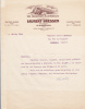 Lettre,facture Ancienne,vieux Papiers,LES TRANSPORTS AUTOMOBILES,LAURENT BRESSON EN 1948,ISERE,SAINT MARCELLIN,routier - 1900 – 1949