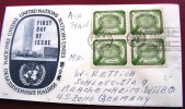 ==UNO  NY  Fdc   1958 4block Nr74 - Lettres & Documents