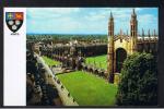 RB 837 - Postcard - King's College Chapel Cambridge & Shield Coat Of Arms - Cambridge