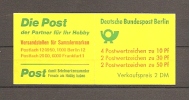 GERMANY DEUTSCHE BUNDESPOST BERLIN MARKENHEFTCHEN BURGEN UND SCHLÖSSER I 1977 / MNH / MH 10a - Booklets