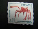 MONACO -- ANNEE 1960 -- NEUF** --  N° 537A CRABE MACROCHEIRA KAMPFERI FAUNE - Nuovi