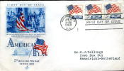 USA  Washington 1963 1er Jour Timbre Drapeau Américain Stars And Stripes John Paul - 1961-80