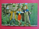 Pinocchio  With His Friends In Fantasyland  Early Chrome   ---------------- Ref 426 - Disneyworld