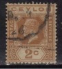 Ceylon Used  1922, Wmk Scirpt CA, KGV 2c Brown Orange - Ceylan (...-1947)