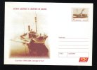 HISTORY OF WHALE HUNTING, 2004, COVER STATIONERY, ENTIER POSTALE, UNUSED, ROMANIA - Wale