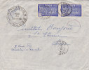 Belle Lettre Togo 1941, Avec Une Paire Du 160, Contrôle Postal, Lomé Pour St Etienne/910 - Storia Postale