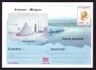 H JOHANSEN, POLAR EXPLORER, CENTENARY "BELGICA", 1998, CARD STATIONERY, ENTIER POSTAL, UNUSED, ROMANIA - Explorers