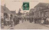 LASSIGNY 60 LA GRANDE RUE LE JOUR DE LA FÊTE DE SAINT CREPIN TRES BELLE CARTE ANIMEE RARE !!! - Lassigny