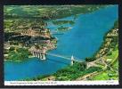 RB 838 - Bamforth Postcard Menai Suspension Bridge And Straits, From The Air - Anglesey Wales - Anglesey