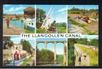 RB 838 - J. Salmon Multiview 6 View Postcard - The Llangollen Canal - Denbighshire Wales - Denbighshire