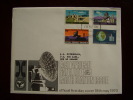 KUT 1970 East African SATELLITE EARTH STATION Full Set On FDC. - Kenya, Ouganda & Tanzanie