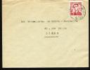 Lettre - Liers 1956 Sur Baudouin Marchand 925 Vers Liège - Storia Postale