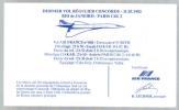 Carte Dernier Vol Régulier Concorde 31-03-1982 Rio De Janeiro Dakar Paris Charles De Gaulle - Passager B. Lechner - Sonstige & Ohne Zuordnung