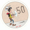 LUCKY LUKE MORRIS 50 ANS 1947 1997 AUTOCOLLANT STICKER - Adesivi