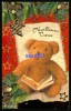 Fantaisie - Ours En Peluche Avec Livre  - Meilleurs Voeux -  Réf : 23682 - Bears