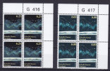 Greenland 2009 Mi. 525-26 Europa : Astronomie Complete Set Marginal 4-Block G 416-17 MNH** - Blocs