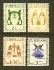 SURINAME 1955 Hinged Stamp(s) Food 354-357 - Surinam ... - 1975