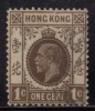 Hong Kong Used 1921, KG V, Multi Script, 1c - Usati