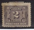 Canada Used 1906, Postage Due 2c  Dull Voilet - Strafport